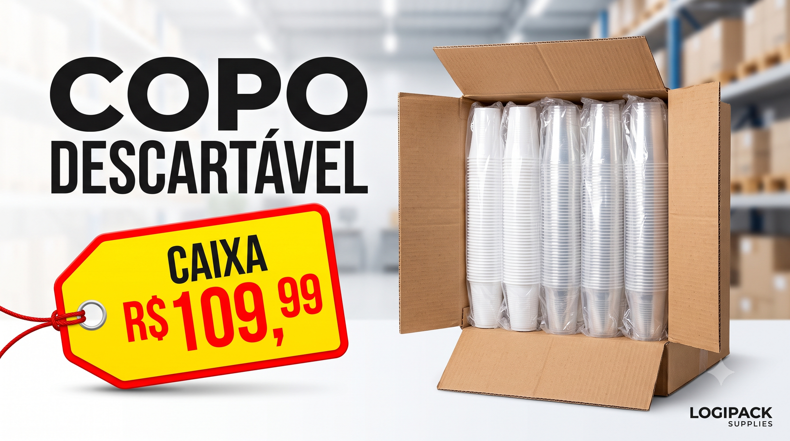 Copos descartáveis Vescoplast